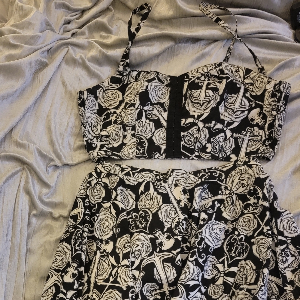 Hell Bunny two piece dress